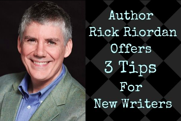 Author Rick Riordan Offers Three Tips For New Writers {VIDEO}