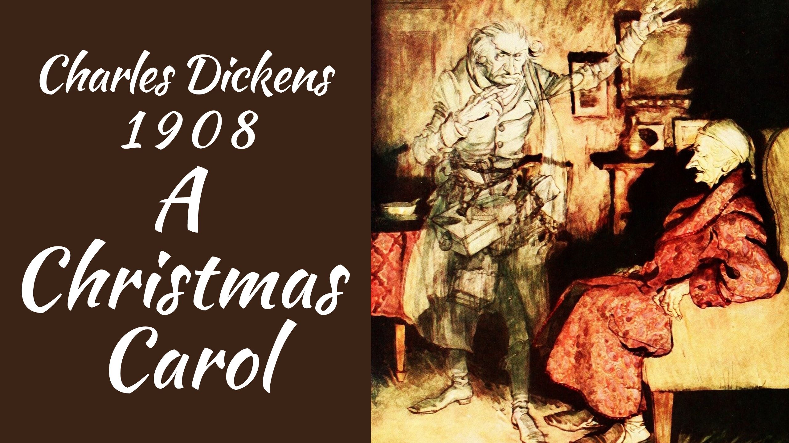 A Christmas Carol (1910) – Ebenezer Scrooge Played by Tom Ricketts – One Of The Earliest Versions of This Charles Dickens Classic