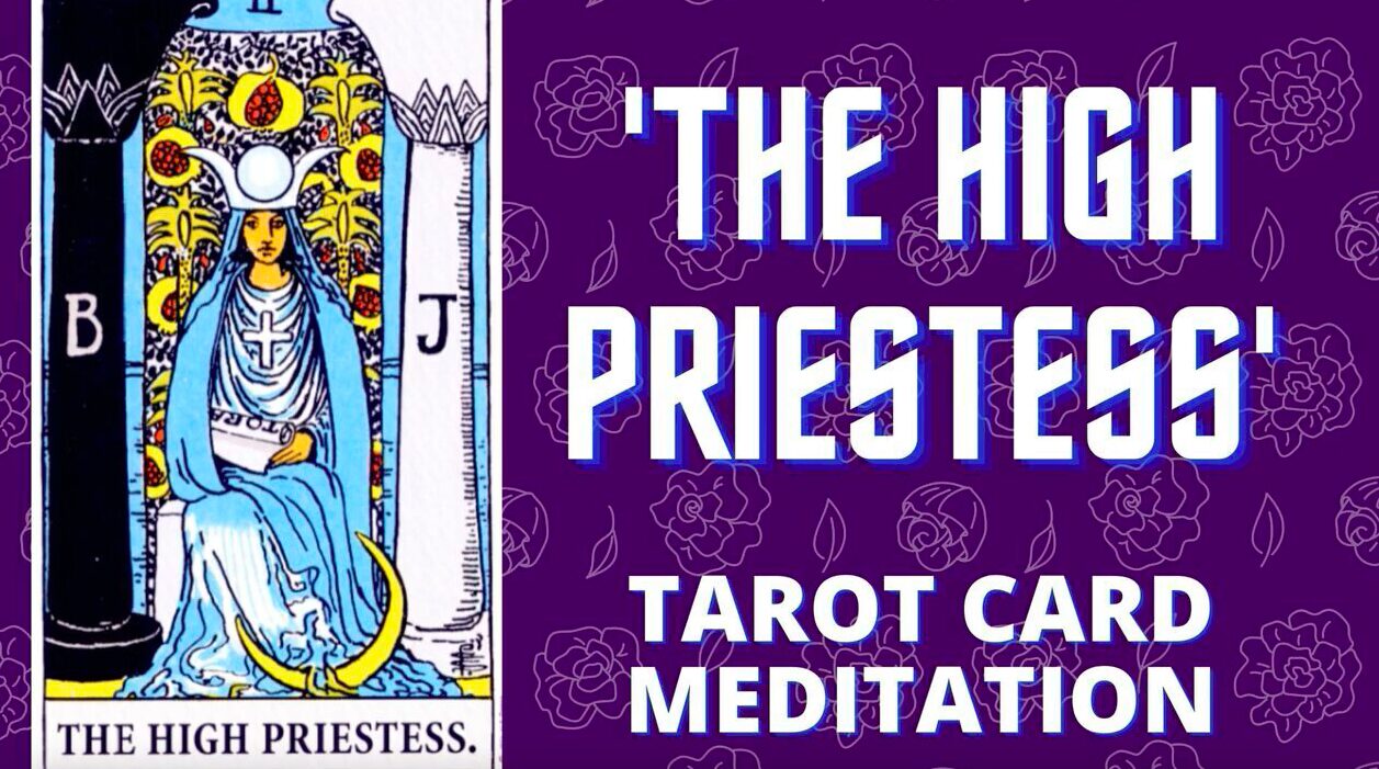 the high preistess card, tarot card, intuition and tarot