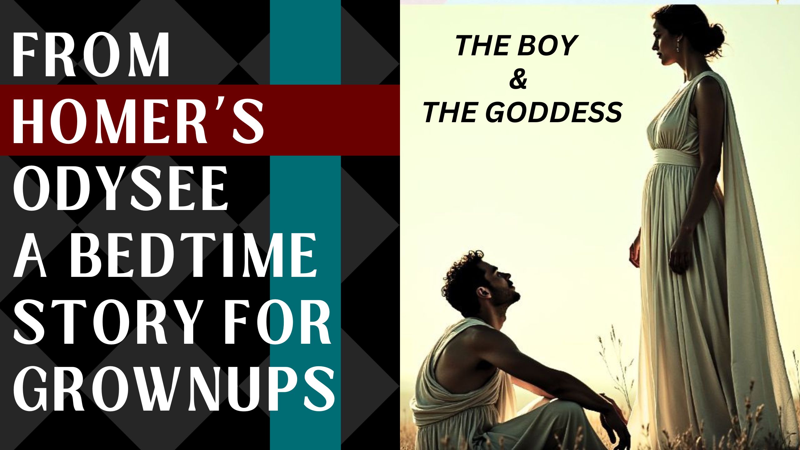 sleep story, the boy and the goddess, greek mythology